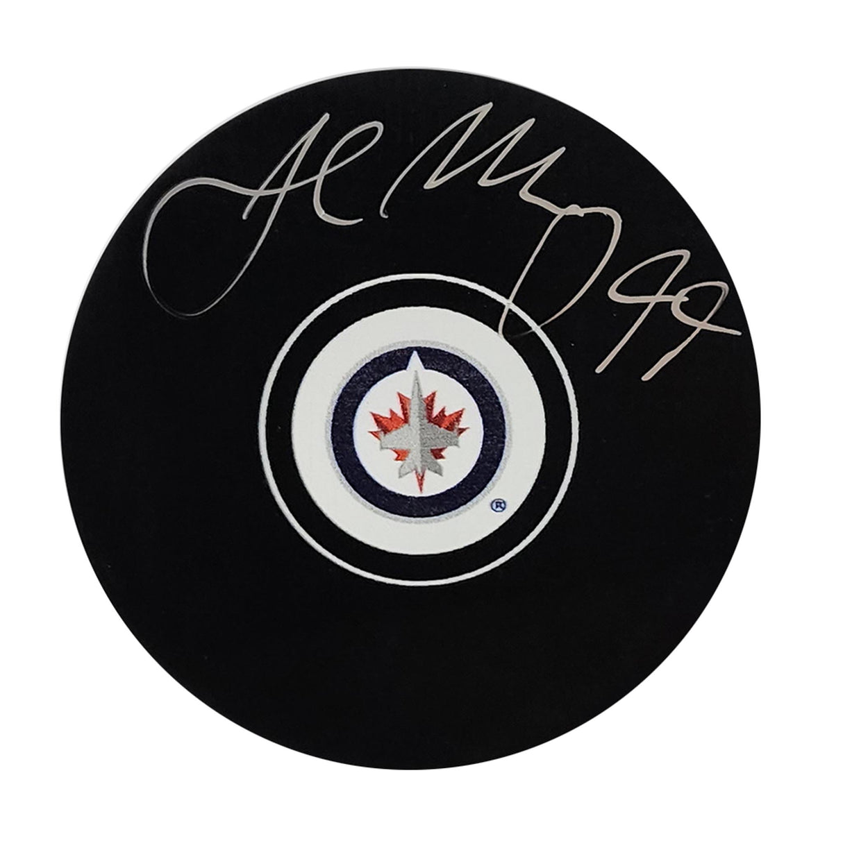 Josh Morrissey Winnipeg Jets Signed Hockey Puck - Frameworth Sports Canada 