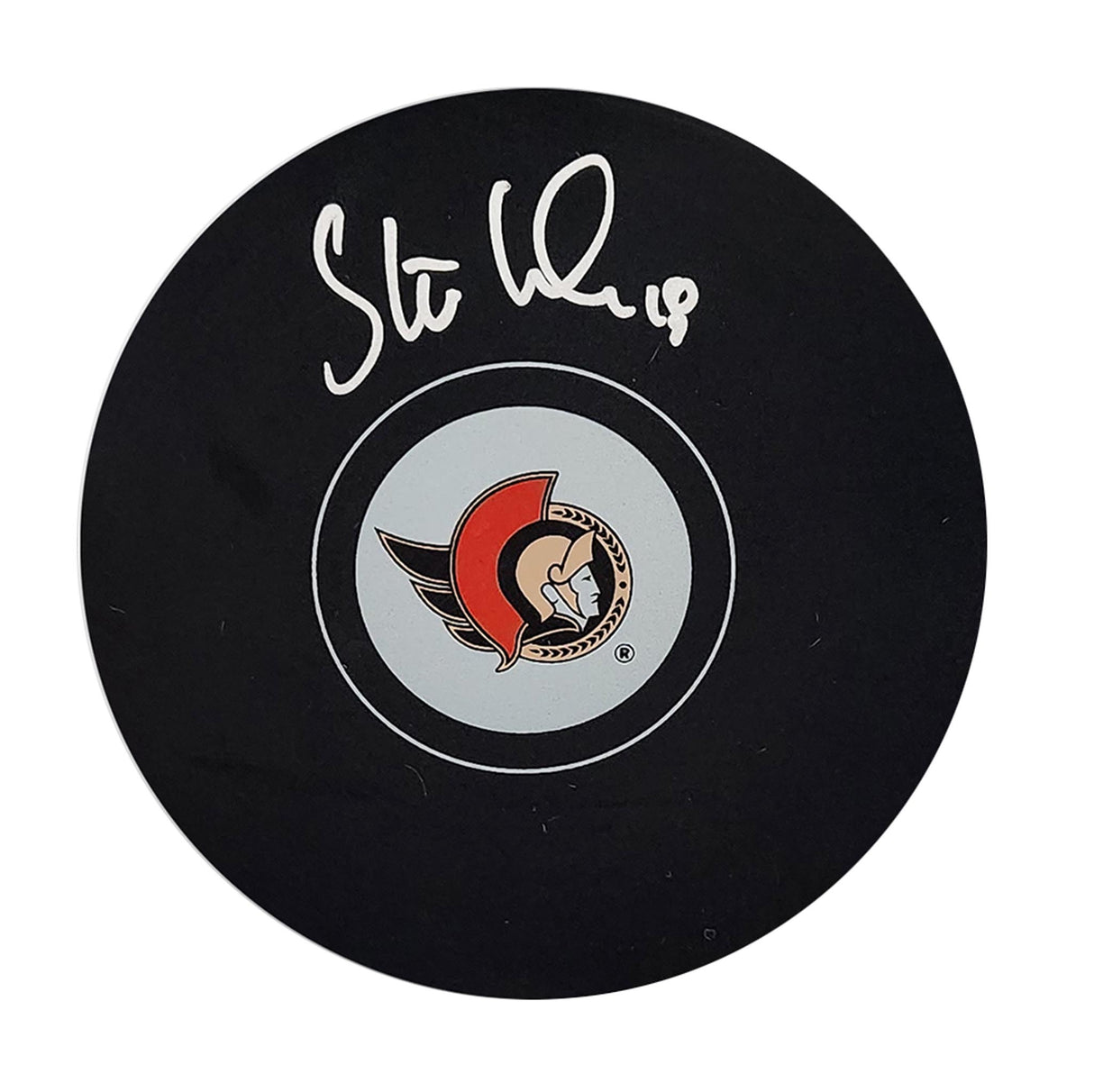 Tim Stutzle Ottawa Senators Signed Hockey Puck