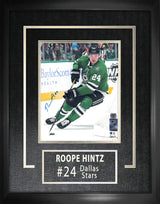 Roope Hintz Dallas Stars Signed Framed Home 8x10 Photo