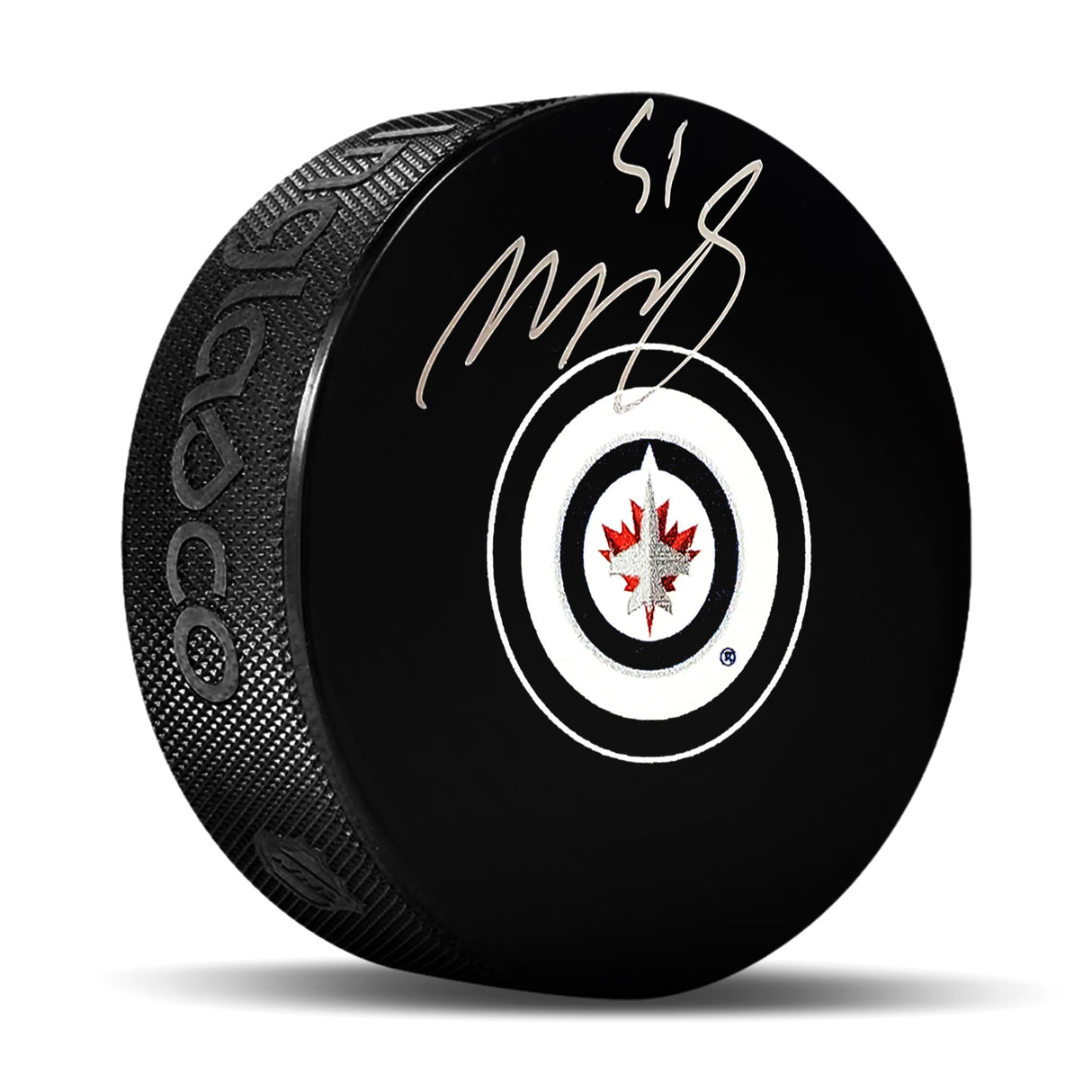 Mark Scheifele Winnipeg Jets Signed Hockey Puck