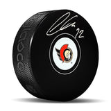 Thomas Chabot Ottawa Senators Signed Hockey Puck