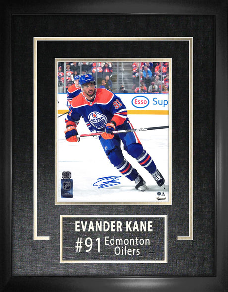 Evander Kane Edmonton Oilers Signed Framed Home 8x10 Photo - Frameworth Sports Canada 