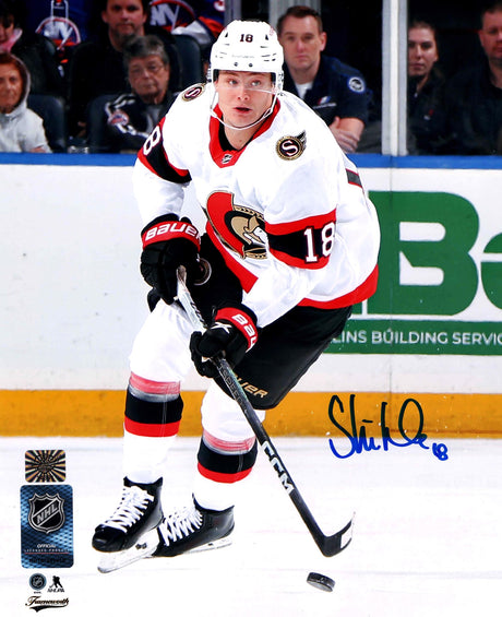 Tim Stutzle Signed Ottawa Senators Away 8x10 Photo - Frameworth Sports Canada 