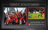 Jozy Altidore Toronto FC Framed Signed 8x10 and Unsigned 11x14 2017 MLS Champions Photo - Frameworth Sports Canada 