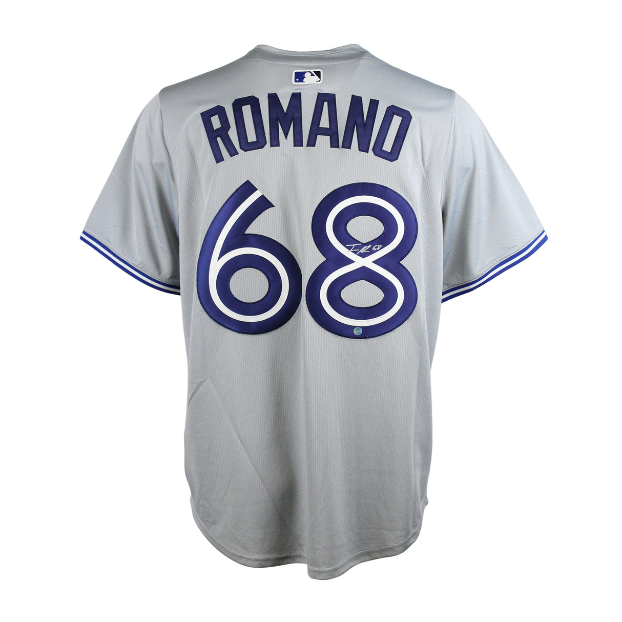 Jordan Romano Signed Jersey Toronto Blue Jays 2024 Replica Grey Nike - Frameworth Sports Canada 