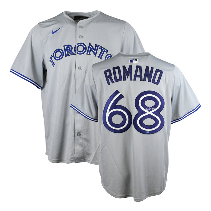 Jordan Romano Signed Jersey Toronto Blue Jays 2024 Replica Grey Nike