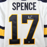 Malcolm Spence Signed Jersey Erie Otters CCM Replica White - Frameworth Sports Canada 