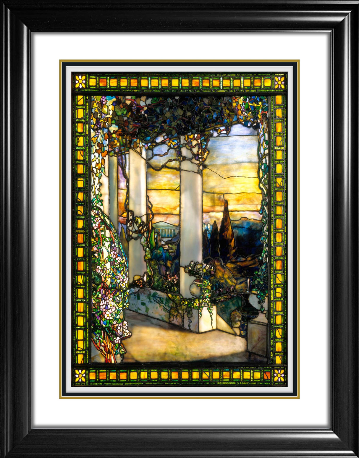 Stained Glass Framed Print - Frameworth Sports Canada 