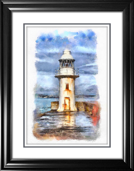 Lighthouse Framed Print - Frameworth Sports Canada 