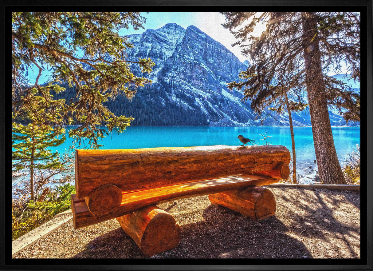 Banff National Park 20x29 Framed Canvas - Frameworth Sports Canada 