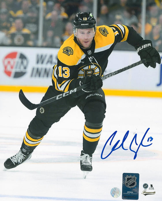 Charlie Coyle Boston Bruins Signed Framed Home 8x10 Photo