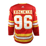 Andrei Kuzmenko Signed Jersey Calgary Flames Red Adidas