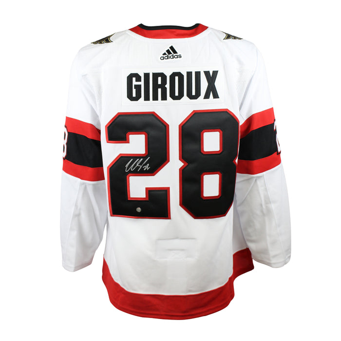 Claude Giroux Signed Jersey Ottawa Senators White Adidas Frameworth Sports Canada