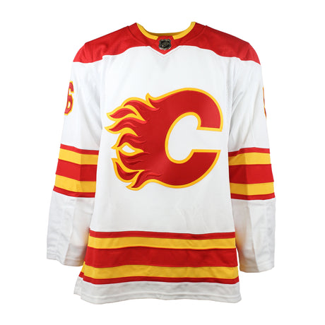 Andrei Kuzmenko Signed Jersey Calgary Flames White Adidas