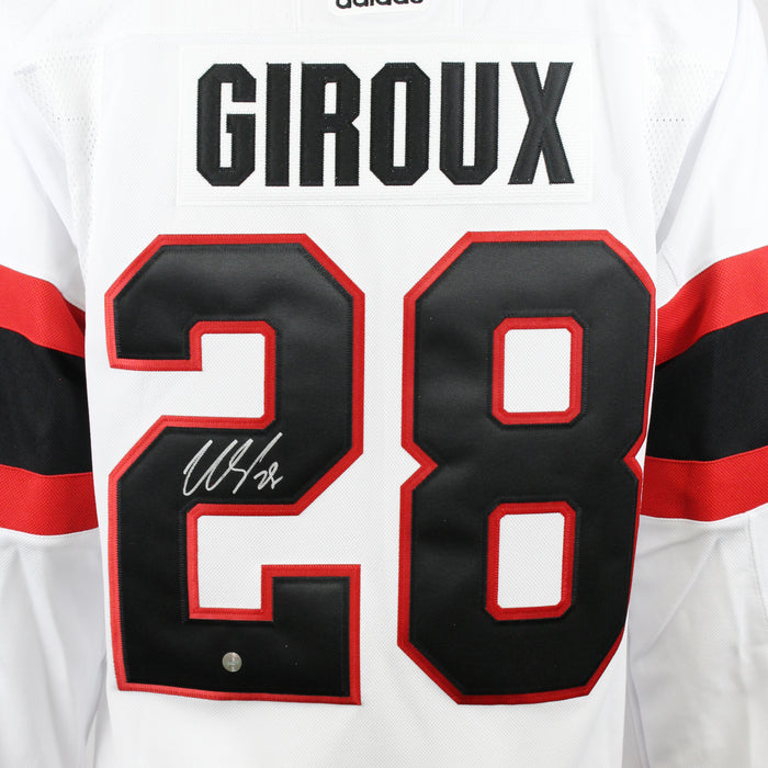 Claude Giroux Signed Jersey Ottawa Senators White Adidas