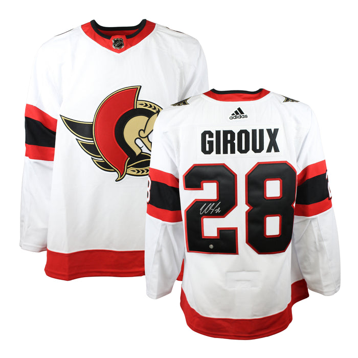 Claude Giroux Signed Jersey Ottawa Senators White Adidas Frameworth Sports Canada