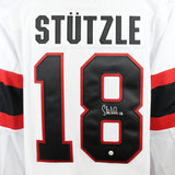 Tim Stutzle Signed Jersey Ottawa Senators White Adidas