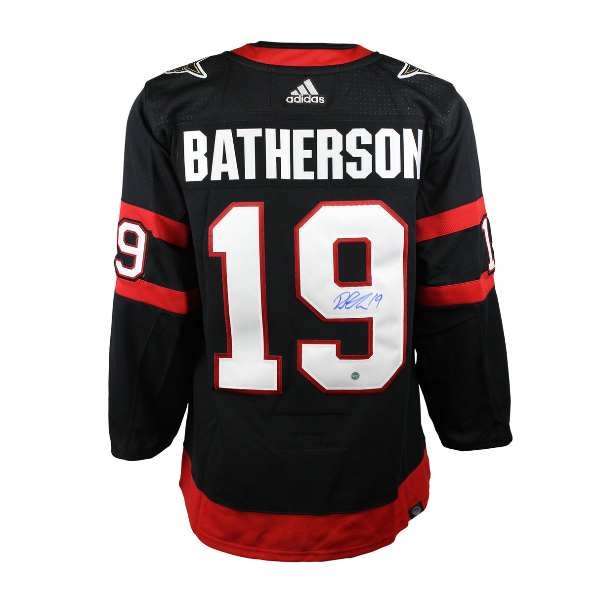 Drake Batherson Signed Jersey Ottawa Senators Black Adidas