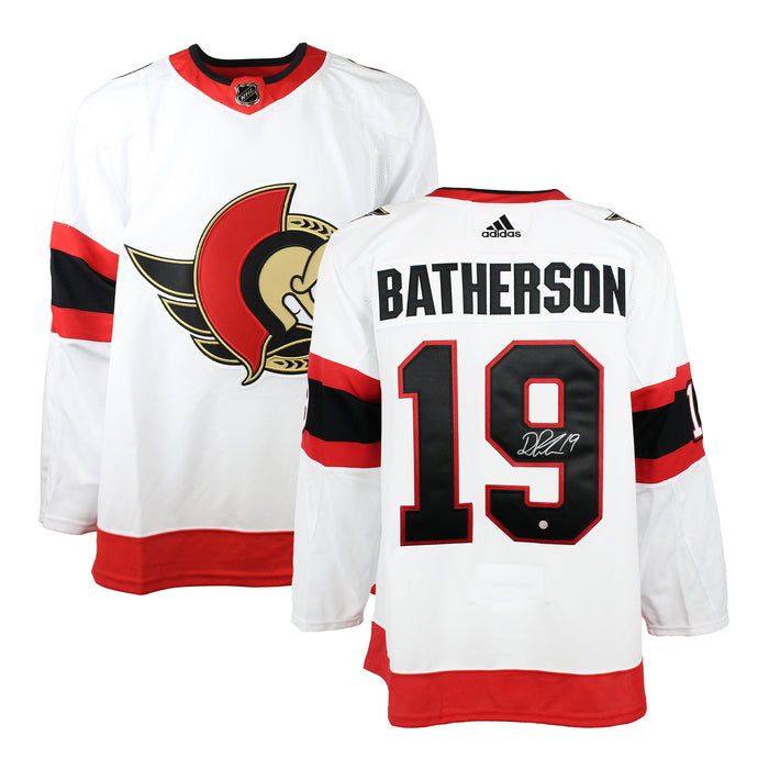 Drake Batherson Signed Jersey Ottawa Senators White Adidas