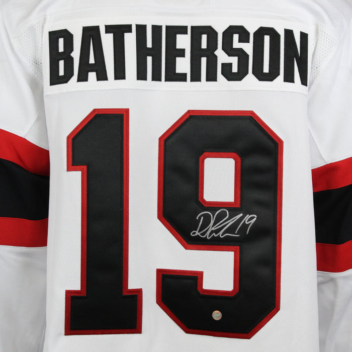 Drake Batherson Signed Jersey Ottawa Senators White Adidas