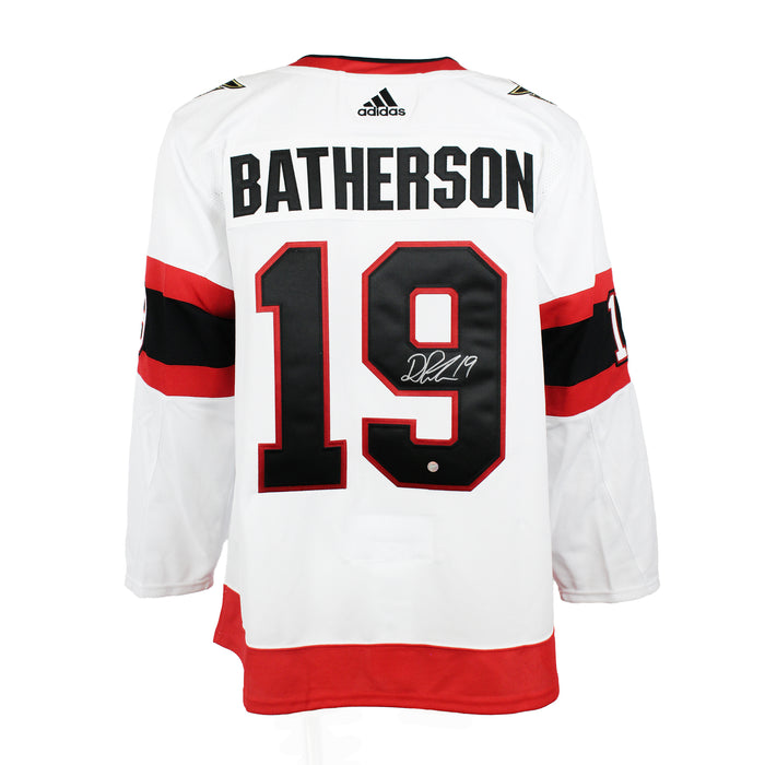 Drake Batherson Signed Jersey Ottawa Senators White Adidas