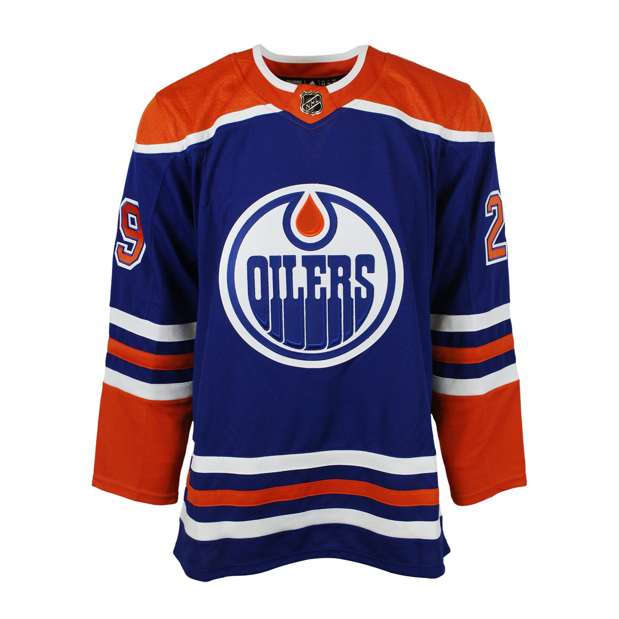 Leon Draisaitl Signed Edmonton Oilers Alternate Blue Adidas Authentic Jersey - Frameworth Sports Canada 