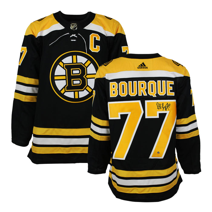 Ray Bourque Signed Jersey Boston Bruins Black Adidas Jersey