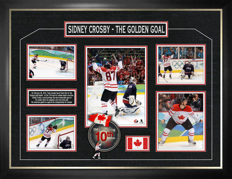 Sidney Crosby Framed Collage Team Canada Golden Goal - Frameworth Sports Canada 