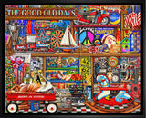 Good Old Days 20x29 Framed Canvas by Michael Fishel