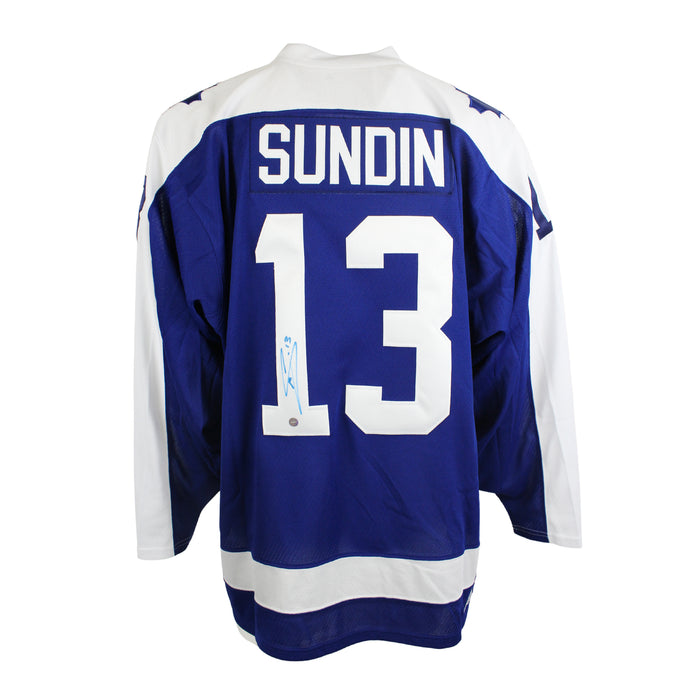 Mats Sundin Signed Jersey Toronto Maple Leafs Blue Team Classic Adidas