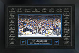 St.Louis Blues 2019 Stanley Cup Replica Signature Frame