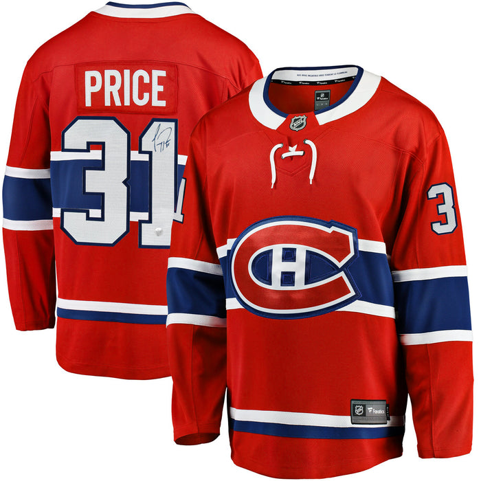 **PRE-ORDER** Carey Price Signed Jersey Canadiens Red Fanatics Breakaway