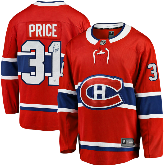 **PRE-ORDER** Carey Price Signed Jersey Canadiens Red Fanatics Breakaway