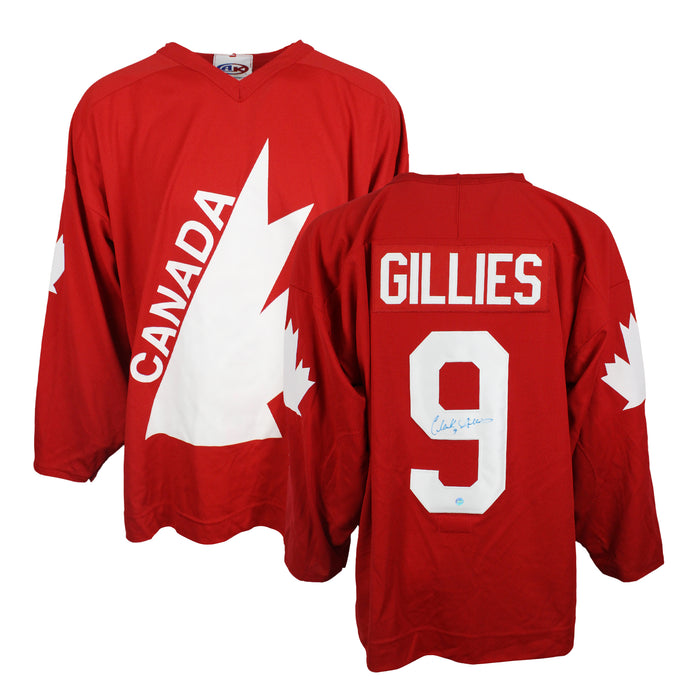 Clark Gillies Signed Jersey 1981 Canada Cup Red