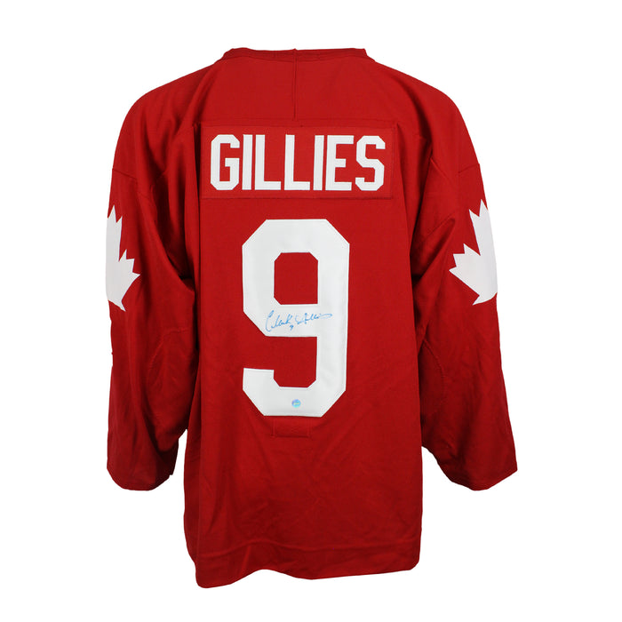 Clark Gillies Signed Jersey 1981 Canada Cup Red