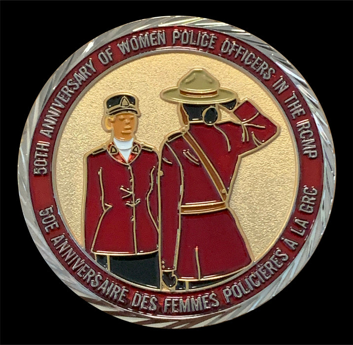 50th Anniversary of Women in the RCMP – Commemorative Framed Piece