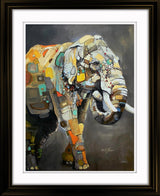 Asian Elephant Framed Print 20x26 by Britt Freda - Frameworth Sports Canada 