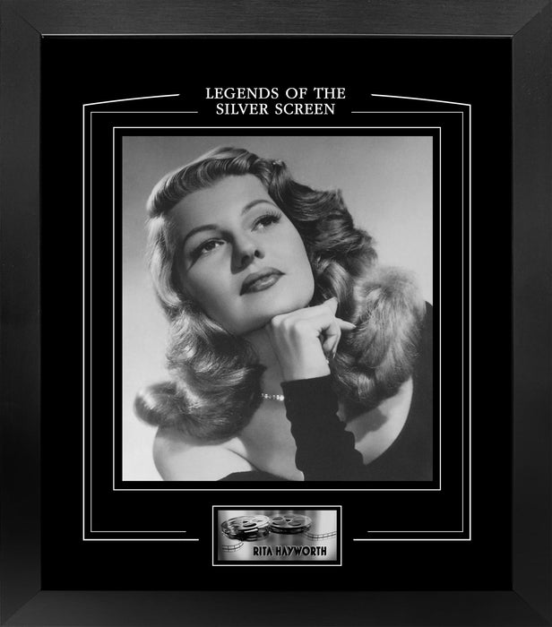 Rita Hayworth Framed PhotoGlass Print