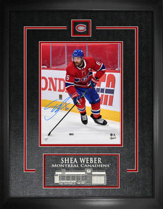 **PRE-ORDER** Shea Weber Signed 8x10 Etched Mat Photo Canadiens  (EXPO EXCLUSIVE)