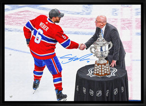 **PRE-ORDER** Shea Weber Signed 20x29 Canvas Framed Canadiens (EXPO EXCLUSIVE)