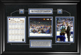 Edmonton Oilers Framed 1988 Stanley Cup Champions Scoresheet Collage - Frameworth Sports Canada 