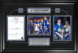 Toronto Maple Leafs Framed 1967 Stanley Cup Champion Collage with Scoresheet