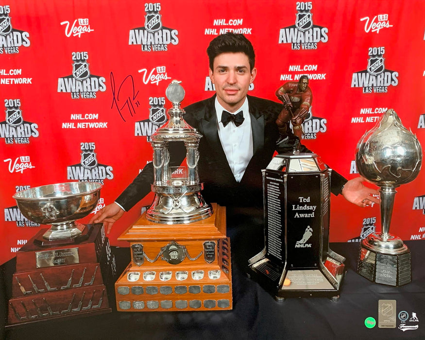 Carey Price Signed 16x20 Photo Canadiens 2015 Trophies-H