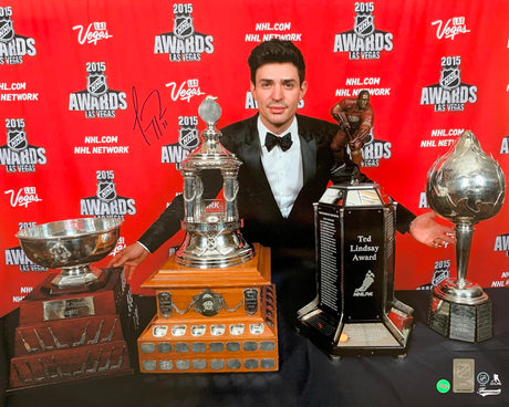 Carey Price Signed 16x20 Photo Canadiens 2015 Trophies-H - Frameworth Sports Canada 