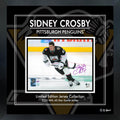 Sidney Crosby Signed 8x10 Framed PhotoGlass 2023 Black NHL All-Star Jersey L/E 7