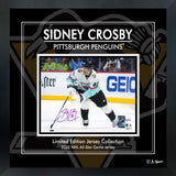 Sidney Crosby Signed 8x10 Framed PhotoGlass 2023 White NHL All-Star Jersey L/E 7