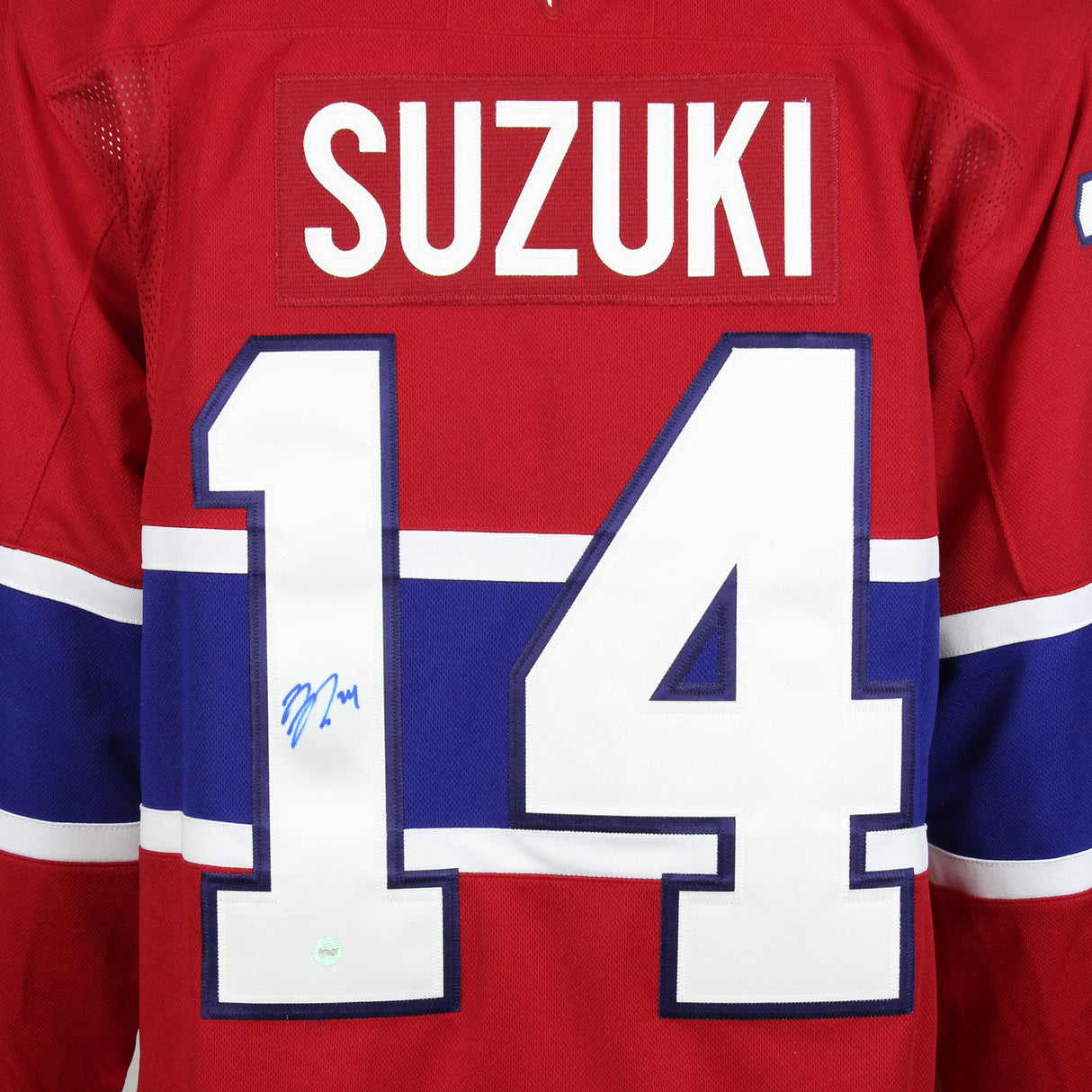 Nick Suzuki Signed Jersey Canadiens Red Fanatics Premium