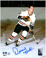 Dennis Hull Chicago Blackhawks Signed Unframed 8x10 Skating Photo