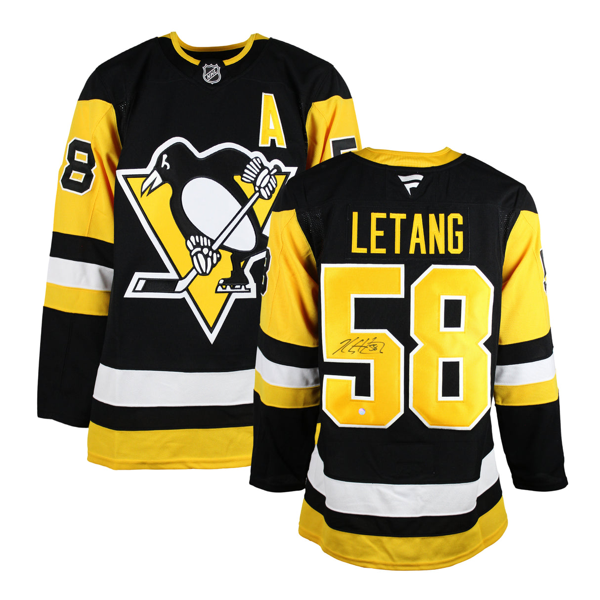 Kris Letang Signed Jersey Penguins Black Fanatics Premium - Frameworth Sports Canada 