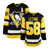 Kris Letang Signed Jersey Penguins Black Fanatics Premium - Frameworth Sports Canada 